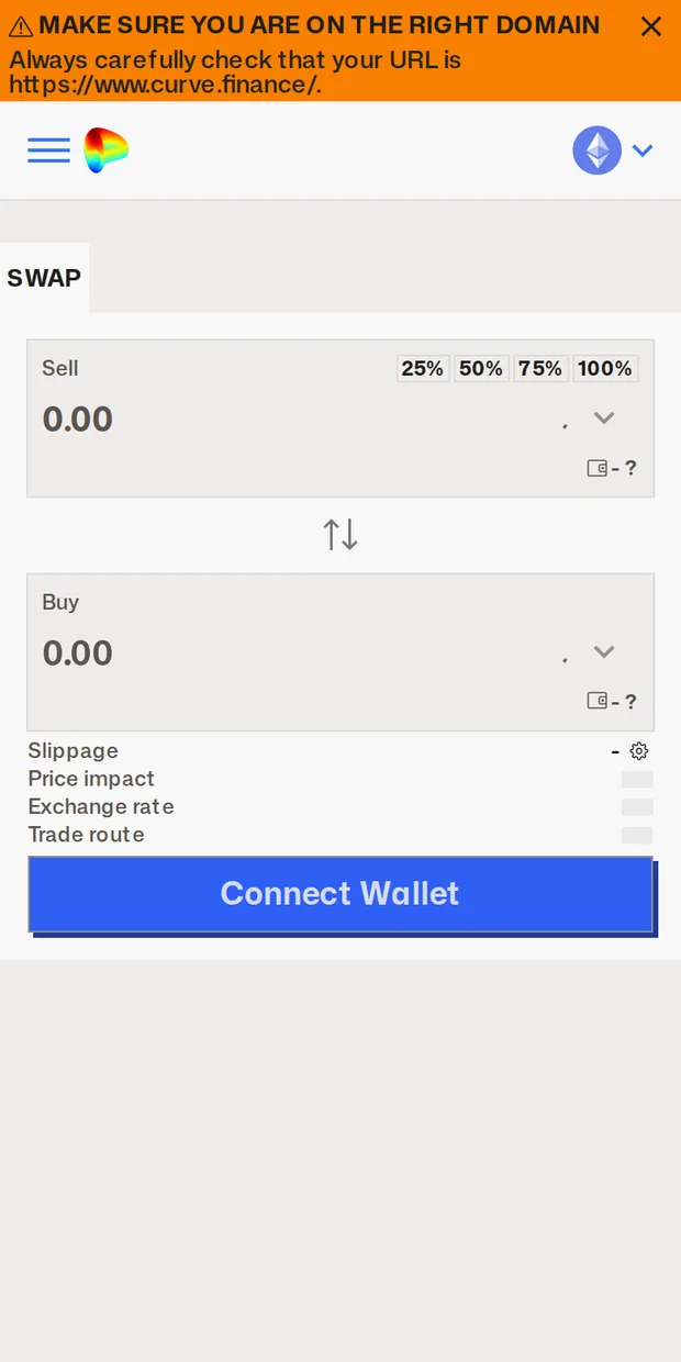 Curve at phone width