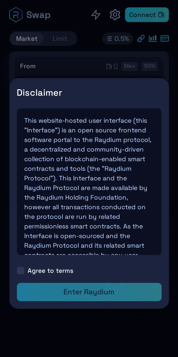 Raydium at phone width